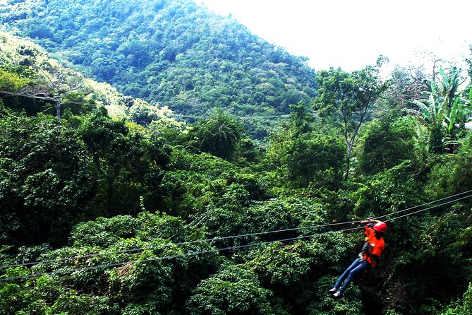 Antigua Zipline Canopy Adventure from St John’s - Getting fitted for the canopy course