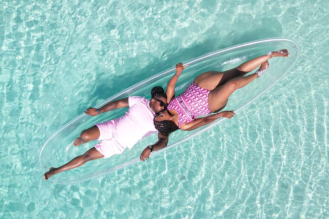 Crystal Clear Kayak Drone Photography Antigua - Safety for non-swimmers and nervous paddlers