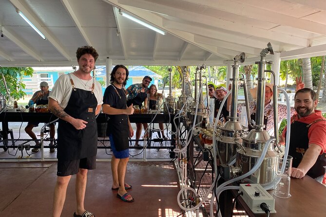 Rum Making Masterclass Galleon Beach Antigua 2 People per Station - Arriving near English Harbour