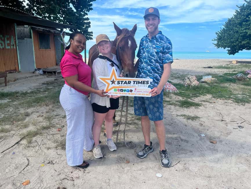 St. Johns: Horseback Riding Bareback Swim, &Fort James Beach - Why the horse swim is the main event
